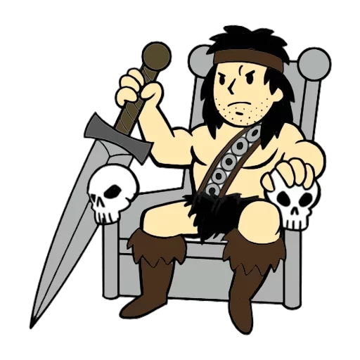 🔪 Стикер «Vault boy» для Telegram