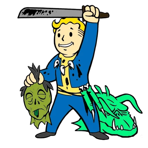 🔪 Стикер «Vault boy» для Telegram