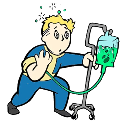 😲 Стикер «Vault boy» для Telegram