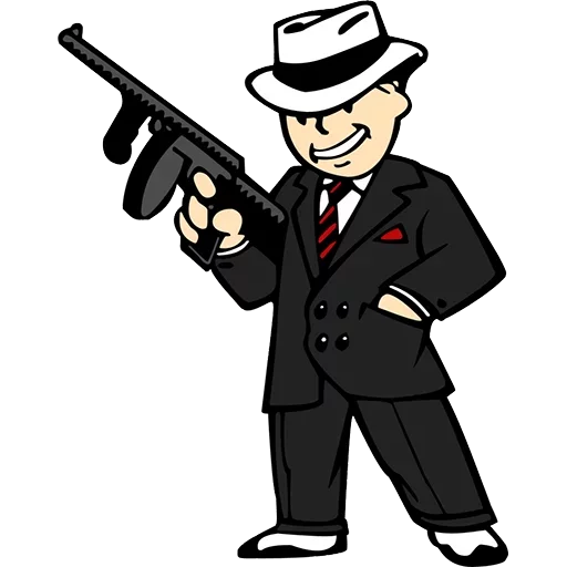 🔫 Стикер «Vault boy» для Telegram