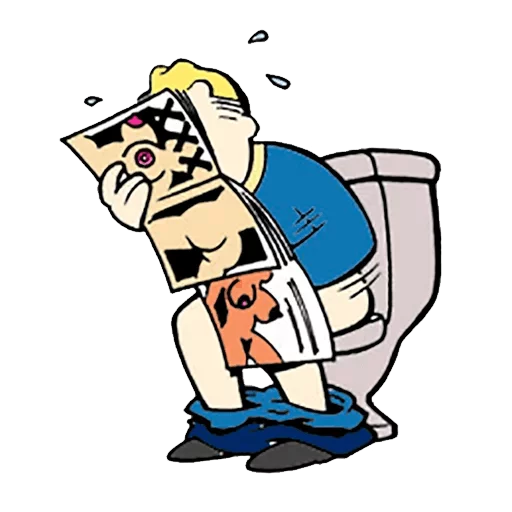 🚽 Стикер «Vault boy» для Telegram
