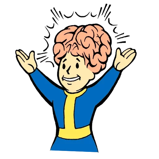 🎓 Стикер «Vault boy» для Telegram