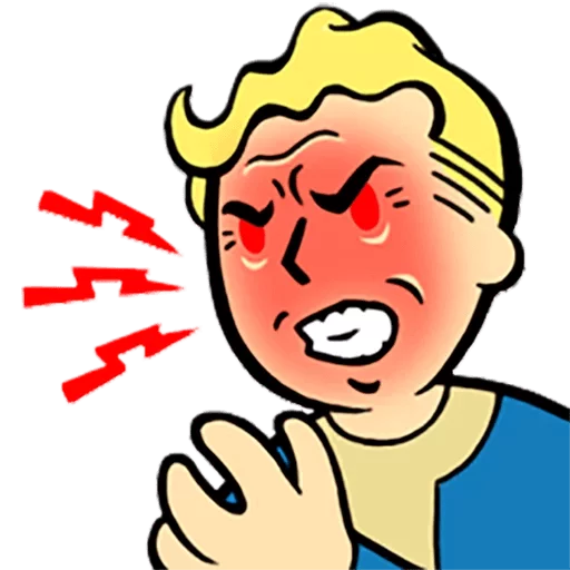 😡 Стикер «Vault boy» для Telegram
