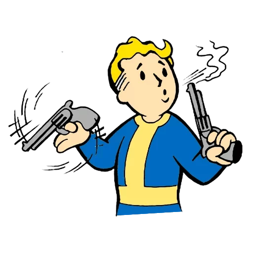 🔫 Стикер «Vault boy» для Telegram