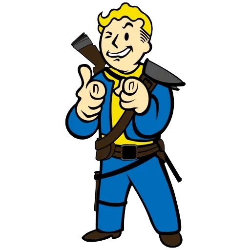 😉 Стикер «Vault boy» для Telegram