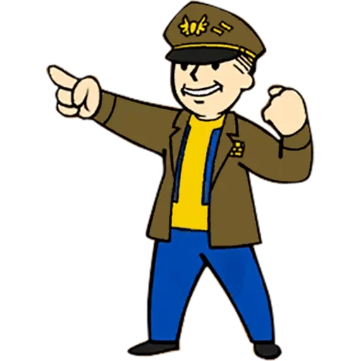 👉 Стикер «Vault boy» для Telegram
