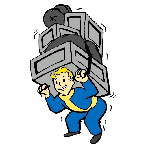 💪 Стикер «Vault boy» для Telegram