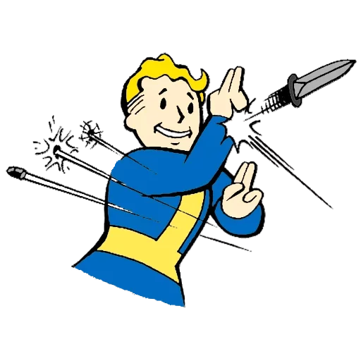 🔪 Стикер «Vault boy» для Telegram
