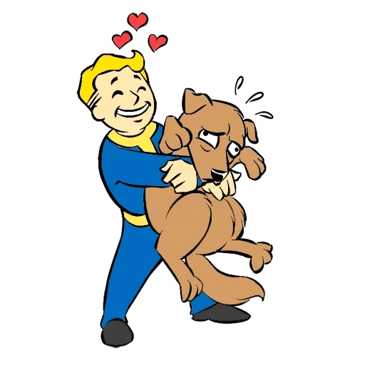 🐶 Стикер «Vault boy» для Telegram