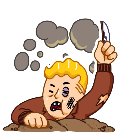 🤕 Стикер «Vault Boy» для Telegram