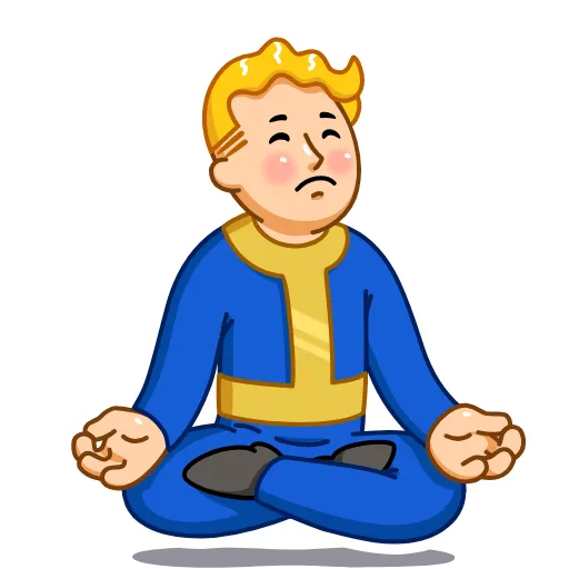 🧘 Стикер «Vault Boy» для Telegram