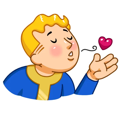 😘 Стикер «Vault Boy» для Telegram