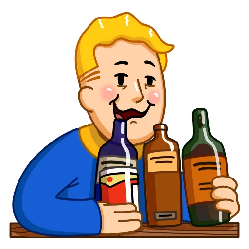 🍺 Стикер «Vault Boy» для Telegram
