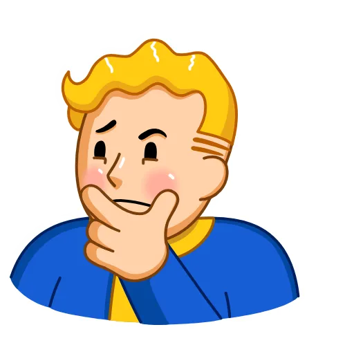 🤔 Стикер «Vault Boy» для Telegram