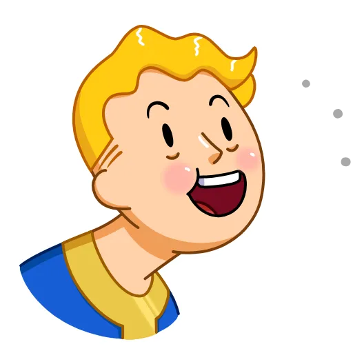 😲 Стикер «Vault Boy» для Telegram
