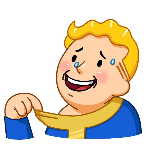 😅 Стикер «Vault Boy» для Telegram
