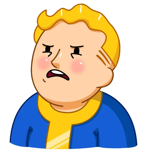 😒 Стикер «Vault Boy» для Telegram