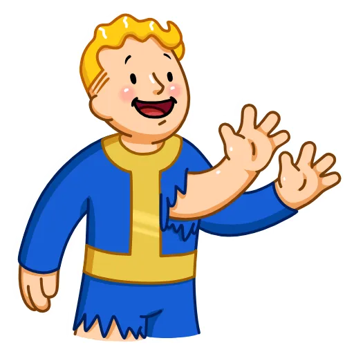 👋 Стикер «Vault Boy» для Telegram