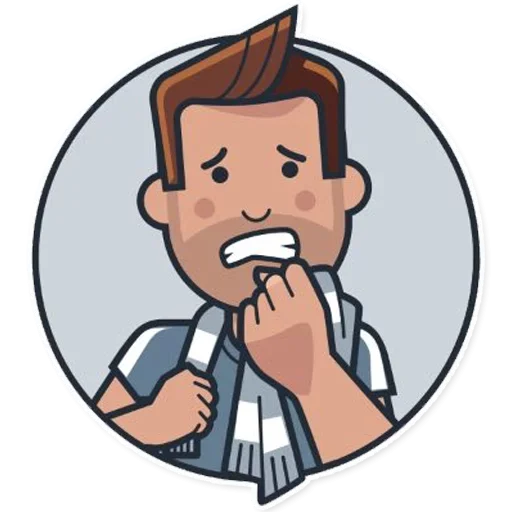 🤪 Стикер «Вечер спорта» для Telegram