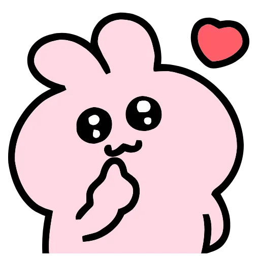 ❤️ Эмодзи «Usagi» для Telegram
