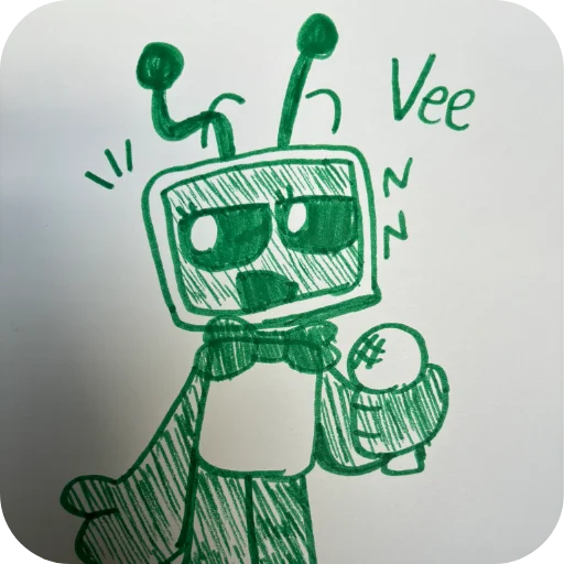 Стикер 7 Vee / Dandy&;s world