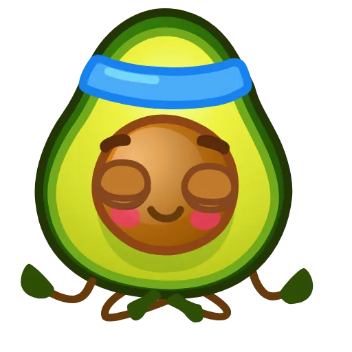 🥑 Стикер «Veggies Emoji» для Telegram