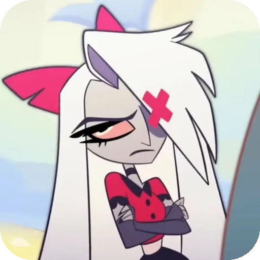 😒 Стикер «Вегги/vaggie hazbin hotel» для Telegram