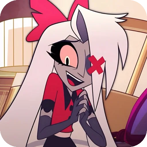 🥰 Стикер «Вегги/vaggie hazbin hotel» для Telegram