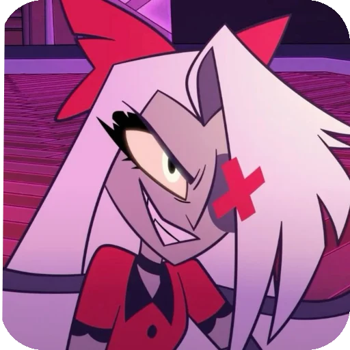😈 Стикер «Вегги/vaggie hazbin hotel» для Telegram