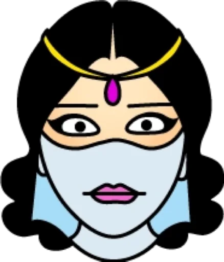 😐 Стикер «Вуаль» для Telegram