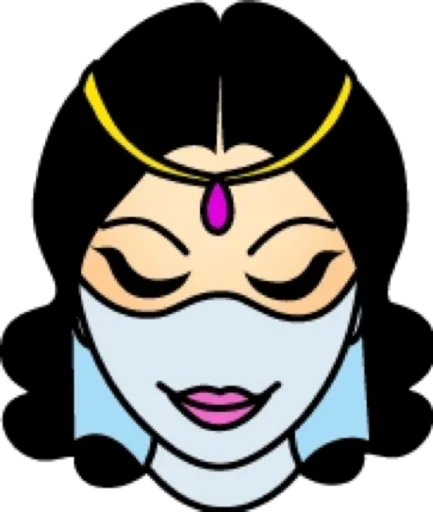 😌 Стикер «Вуаль» для Telegram
