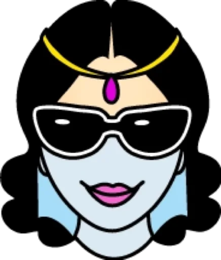 😎 Стикер «Вуаль» для Telegram