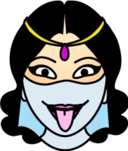 😛 Стикер «Вуаль» для Telegram