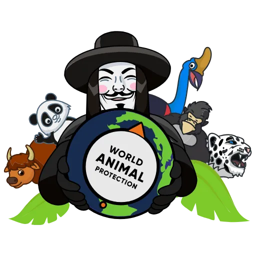 😏 Стикер «Vendetta Guy» для Telegram