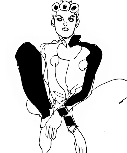 🫡 Стикер «венто аурео / Jojo» для Telegram
