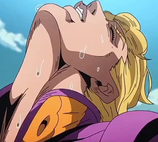 🤤 Стикер «венто аурео / Jojo» для Telegram