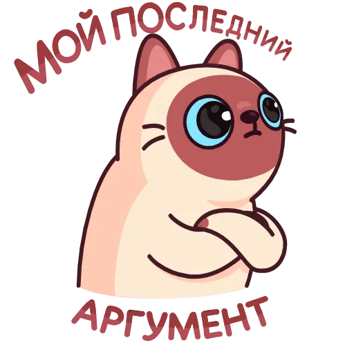 Стикер 51 Котик Веня