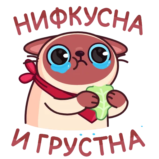 Стикер 11 Котик Веня