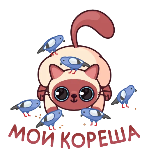 Стикер 16 Котик Веня