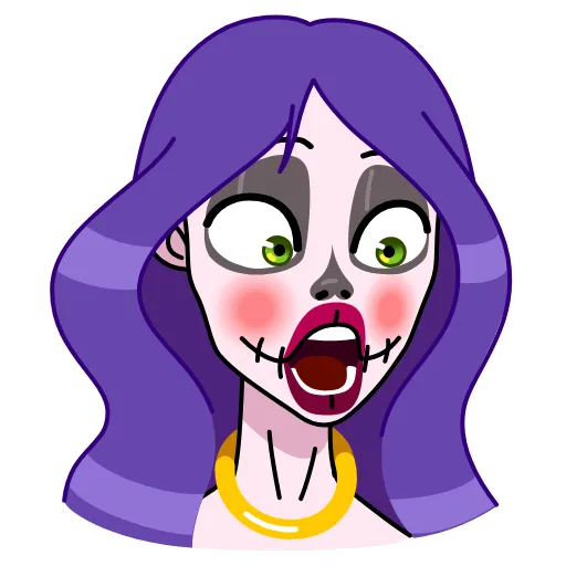 😱 Стикер «Vera Calavera» для Telegram