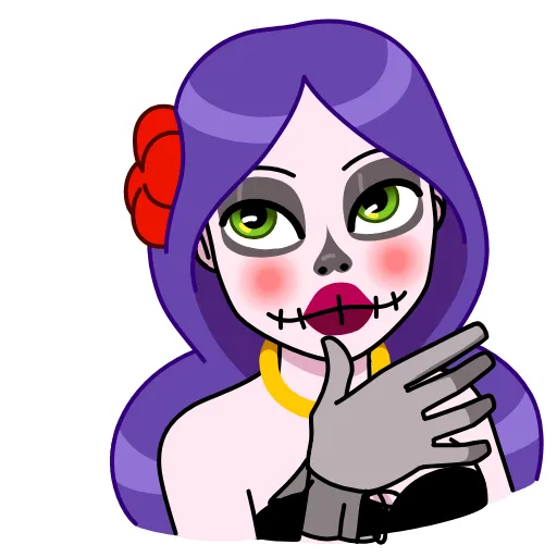 🙄 Стикер «Vera Calavera» для Telegram