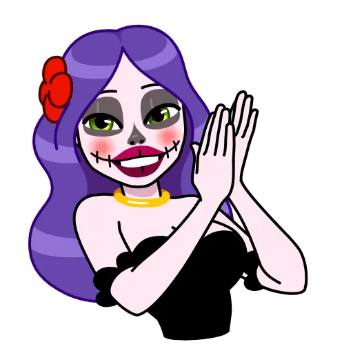 👏 Стикер «Vera Calavera» для Telegram