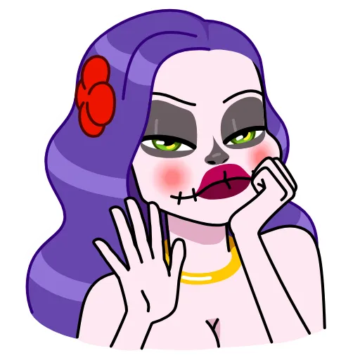 😒 Стикер «Vera Calavera» для Telegram