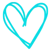 💖 Эмодзи «Голубые буквы в сочетании с розовой тенью» для Telegram