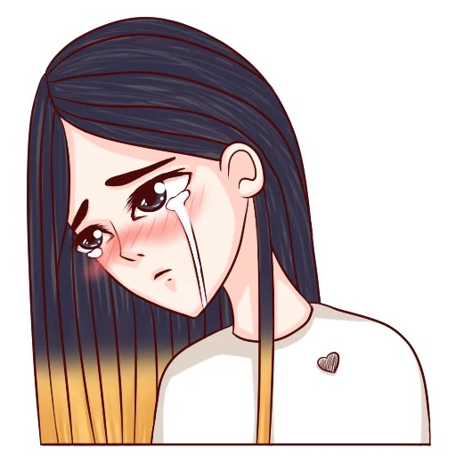😭 Стикер «Verlyne» для Telegram