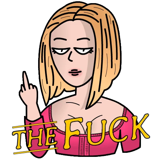 🖕 Стикер «veroni» для Telegram