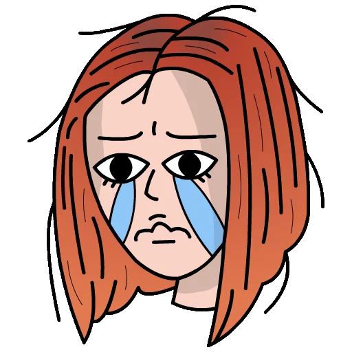 😭 Стикер «veroni» для Telegram
