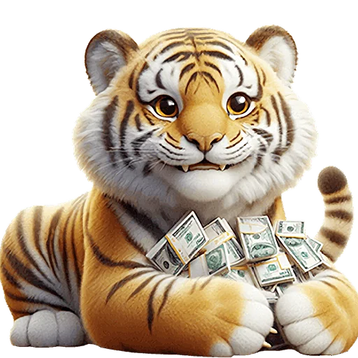 🤑 Стикер «Милый тигр» для Telegram