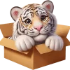🐱 Эмодзи «Милый тигр» для Telegram