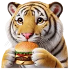 😋 Эмодзи «Милый тигр» для Telegram